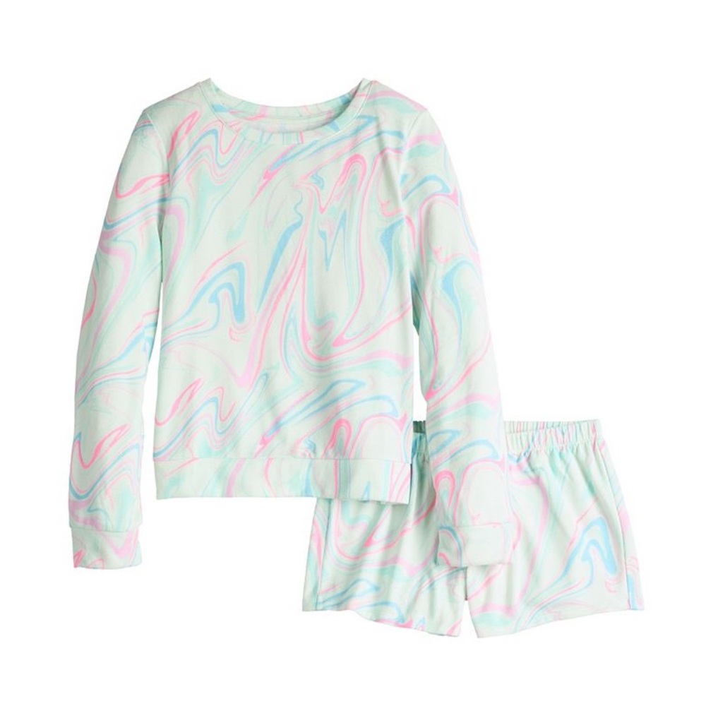 SO Blue and Pink Pajama Set